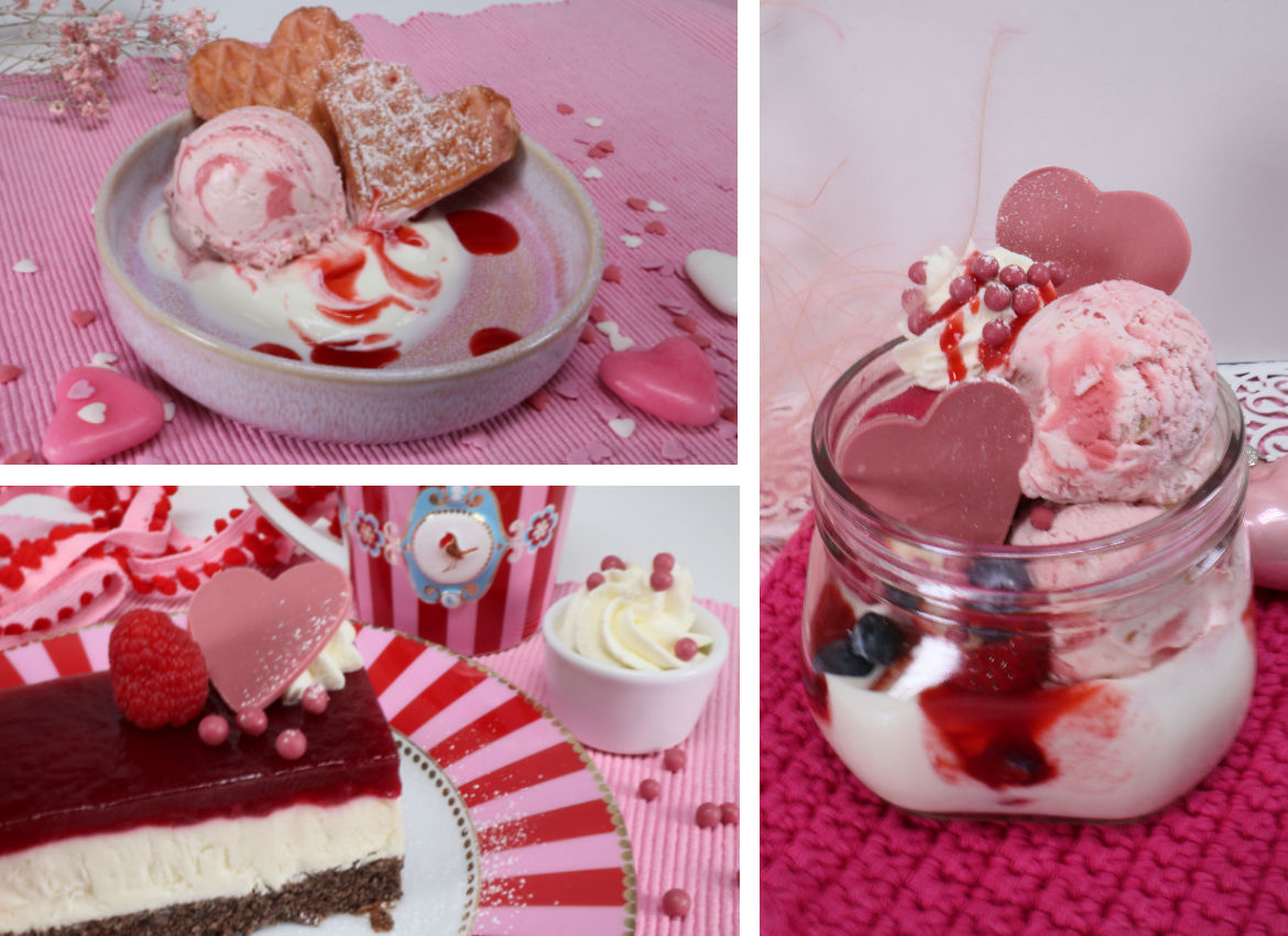 Eis & Kuchen Ideen zum Valentinstag