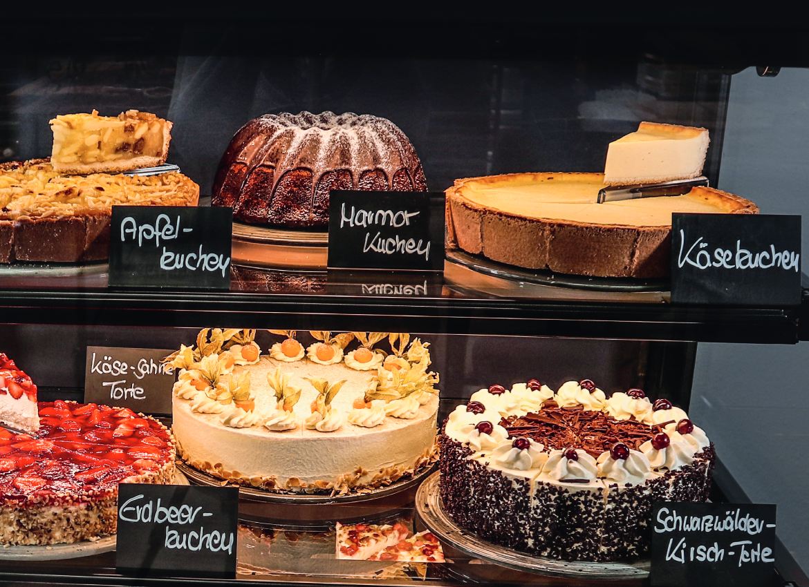 Veredelung von Kuchen und Torten