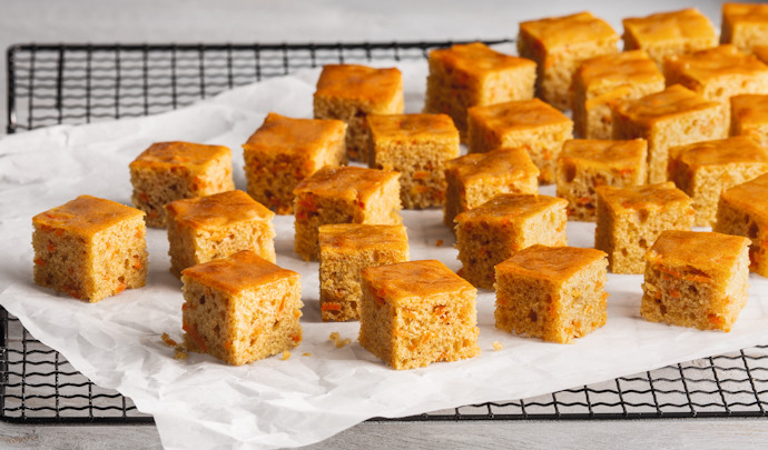 Kuchen-Minis Carrot Cake vegan