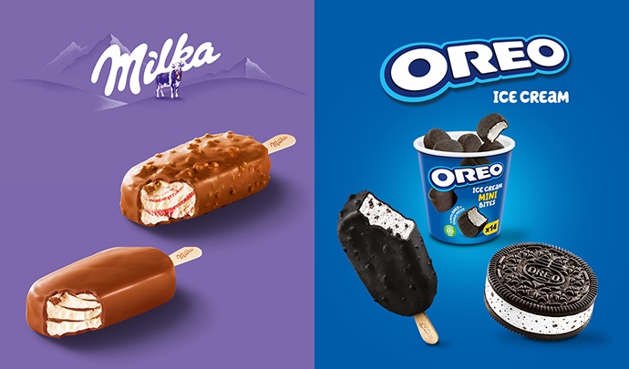 Milka und Oreo