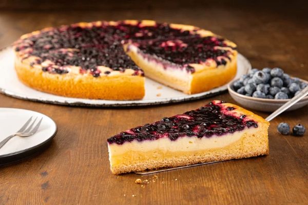 Omas Landkuchen Blaubeer-Pudding