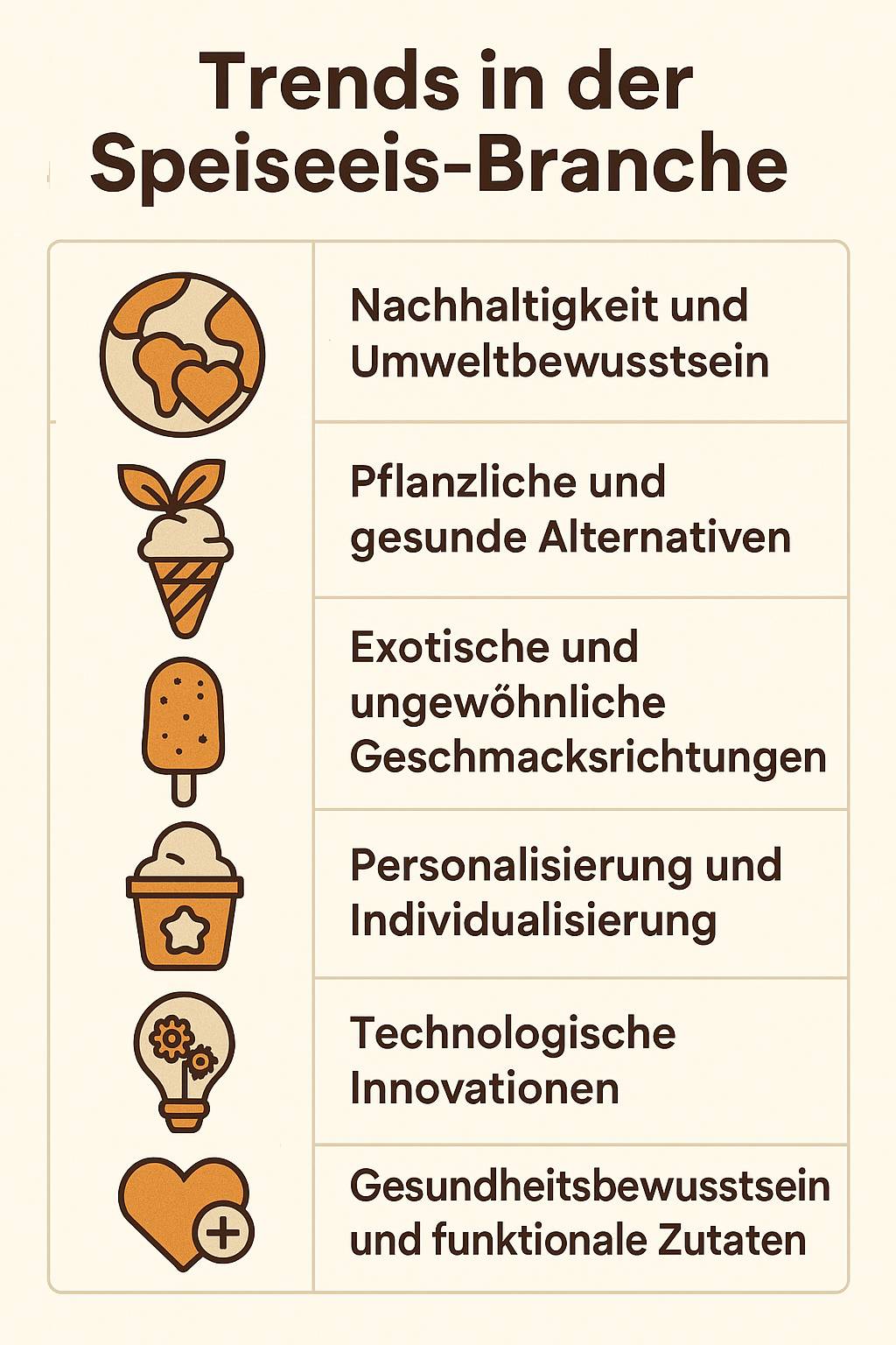 Trends in der Speiseeis-Branche Trends in der Speiseeis-Branche