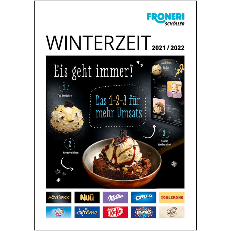 FRONERI Schöller Winterzeit-Folder 2021