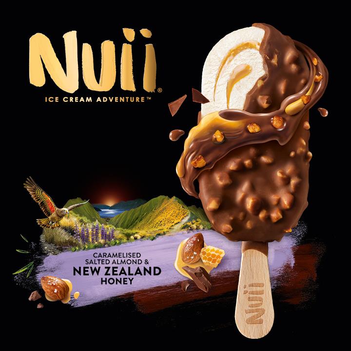 Nuii Caramelised Salted Almond and New Zealand Honey