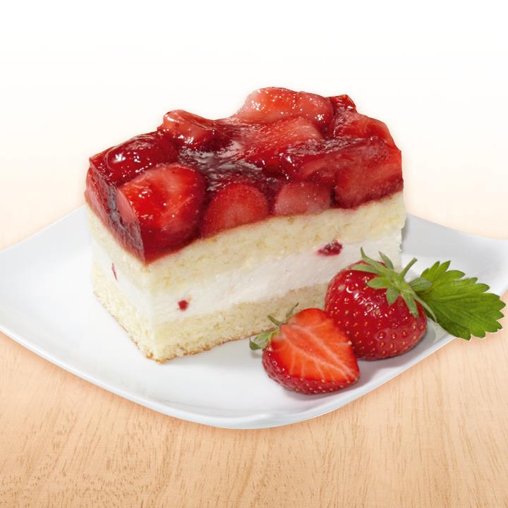 ERLENBACHER Erdbeer-Buttermilch-Schnitte, vorgeschnitten | FRONERI Schöller