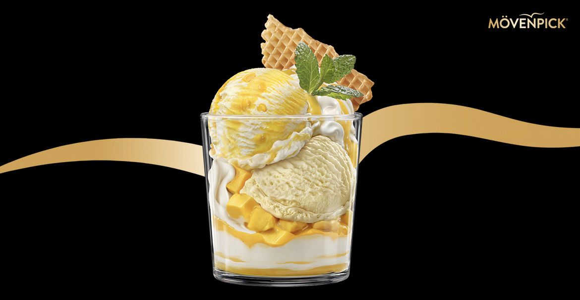 Sommerliche Eisdesserts
